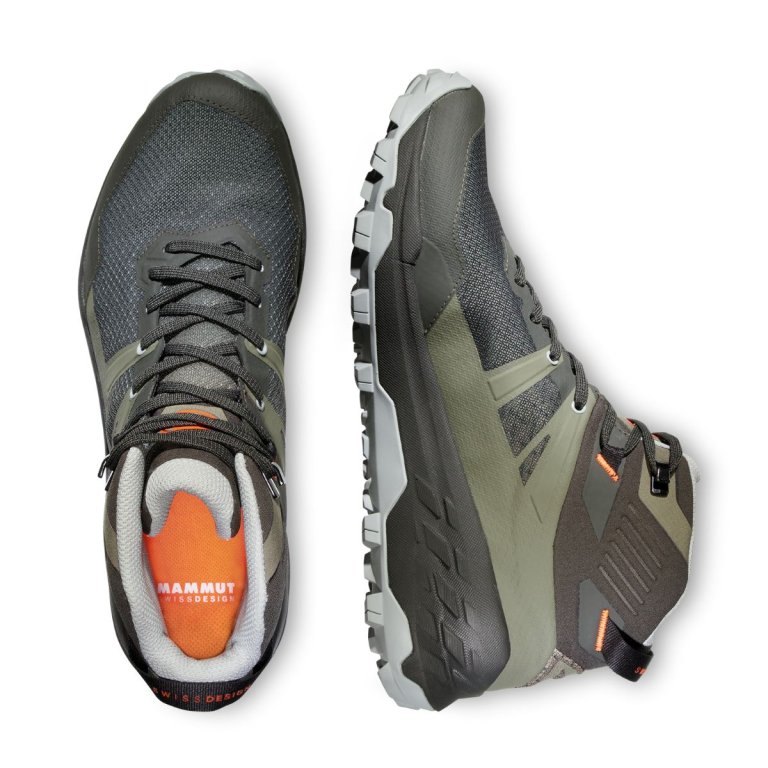 Взуття Mammut Sertig II Mid GTX M - зелене/сіре