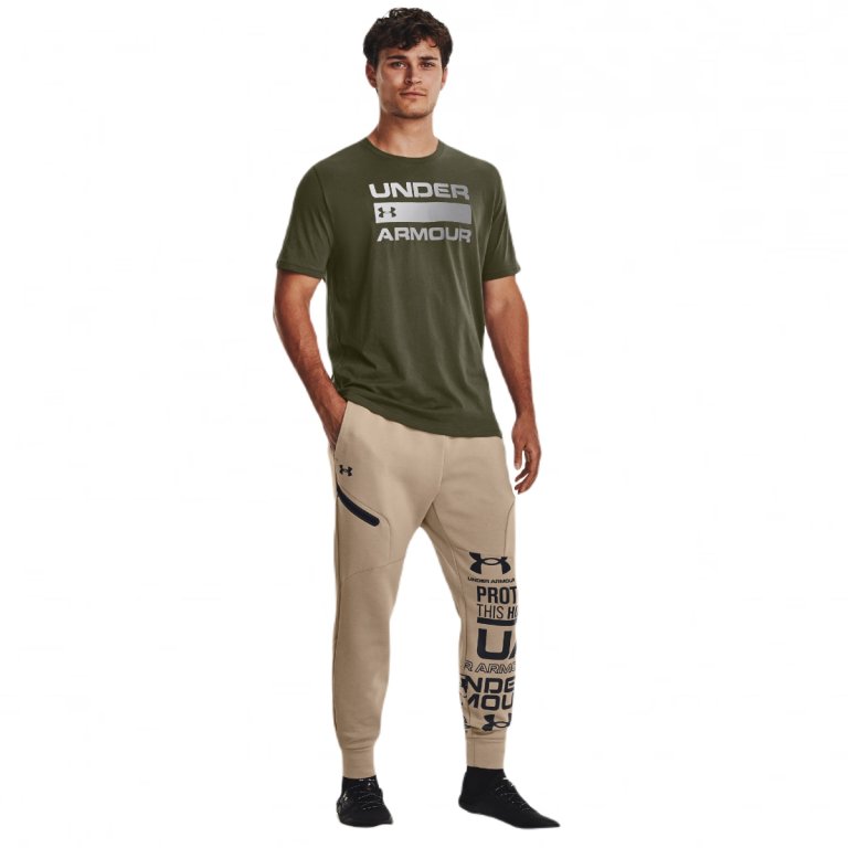 Футболка Under Armour UA Team Issue Wordmark SS M - зелена