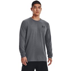 Футболка Under Armour Sportstyle Left Chest LS M - сіра