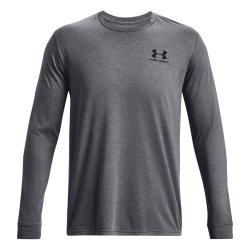 Футболка Under Armour Sportstyle Left Chest LS M - сіра