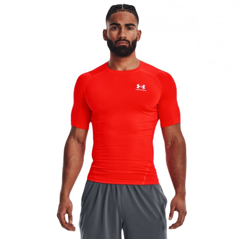 Футболка Under Armour HG Armour Comp SS M - червона