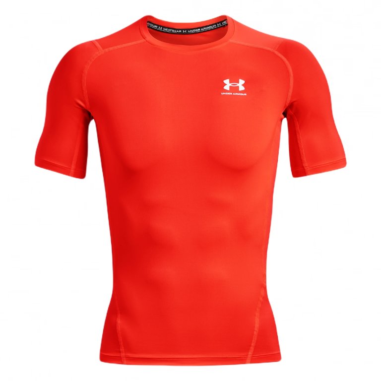 Футболка Under Armour HG Armour Comp SS M - червона