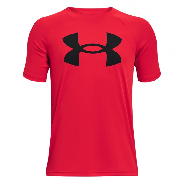 Футболка Under Armour Tech Big Logo SS J - червона