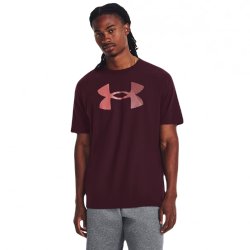 Футболка Under Armour Big Logo Fill SS M - бордова