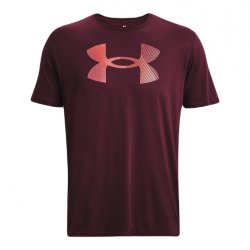 Футболка Under Armour Big Logo Fill SS M - бордова
