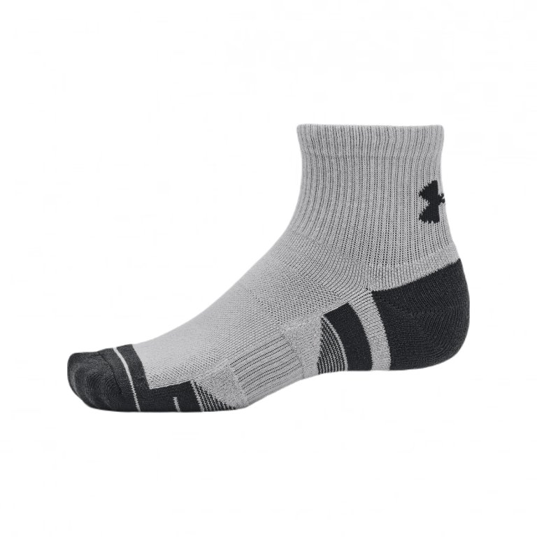 Шкарпетки Under Armour Performance Tech 3pk Qtr Socks - сірі