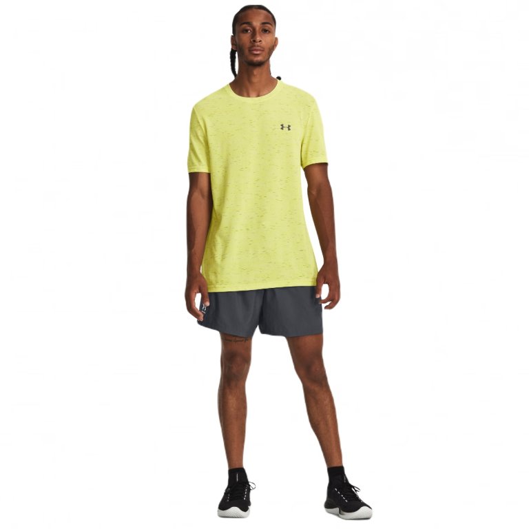 Футболка Under Armour Seamless Ripple SS M - жовта