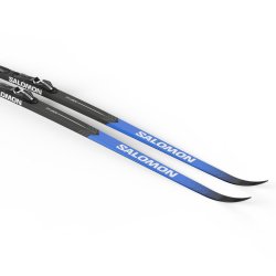 Běžky Salomon CX eSKIN Hard + Vázání Shift BDG - modrá/černá