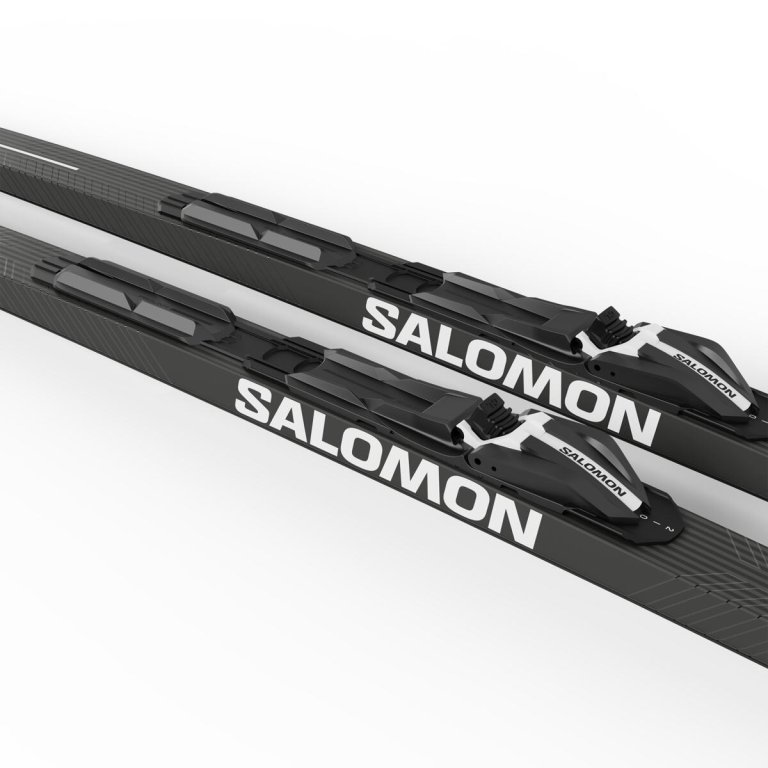 Běžky Salomon CX eSKIN Med + Vázání Shift BDG - modrá/černá