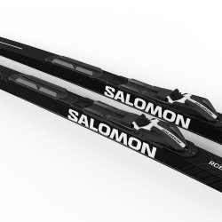 Běžky Salomon RC8 eSkin Med + Vázání Shift BDG M - černá/modrá