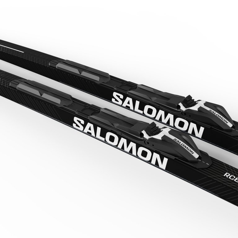 Běžky Salomon RC8 eSkin Med + Vázání Shift BDG M - černá/modrá