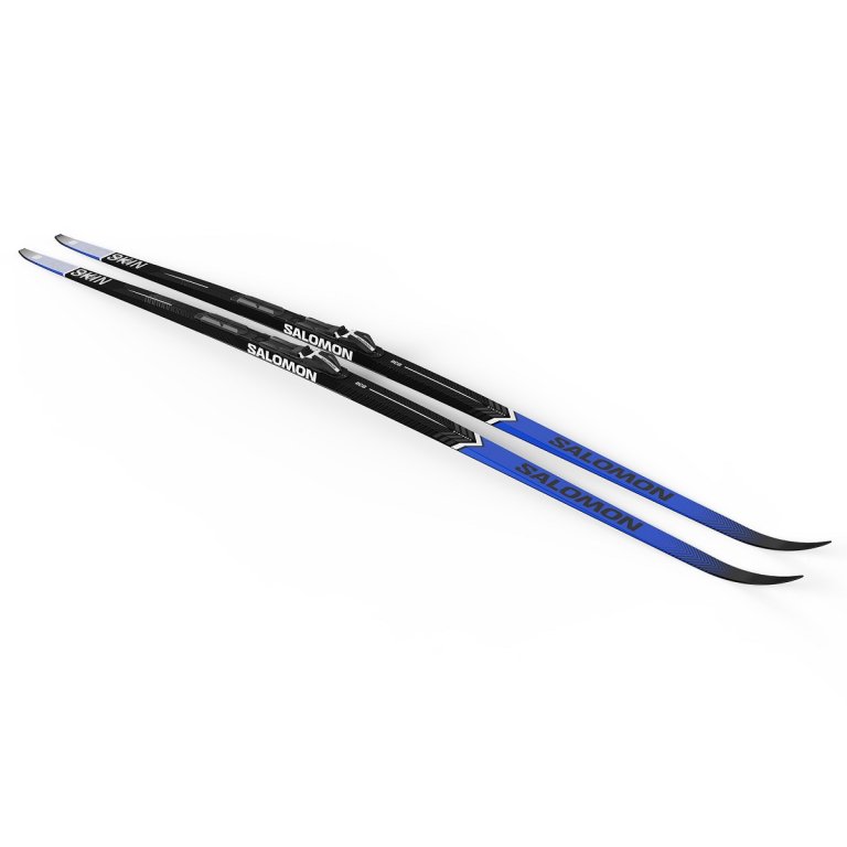 Běžky Salomon RC8 eSkin Med + Vázání Shift BDG M - černá/modrá