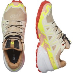 Кросівки Salomon Speedcross 6 GTX W - бежеві / жовті / червоні