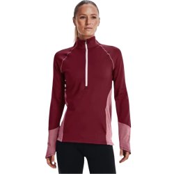 Футболка Under Armour ColdGear 1/2 Zip W - бордова