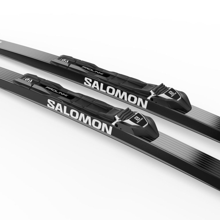 Běžky Salomon RC eSkin Junior PM + Vázání Prolink Access J - černá/modrá