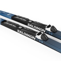 Běžky Salomon Escape Snow59 Posi PM + Vázání ProLink Auto - modrá/černá