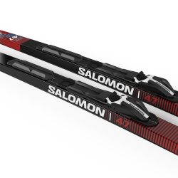 Běžky Salomon Escape Snow 47 eSkin + Vázání Shift BDG - červená/černá
