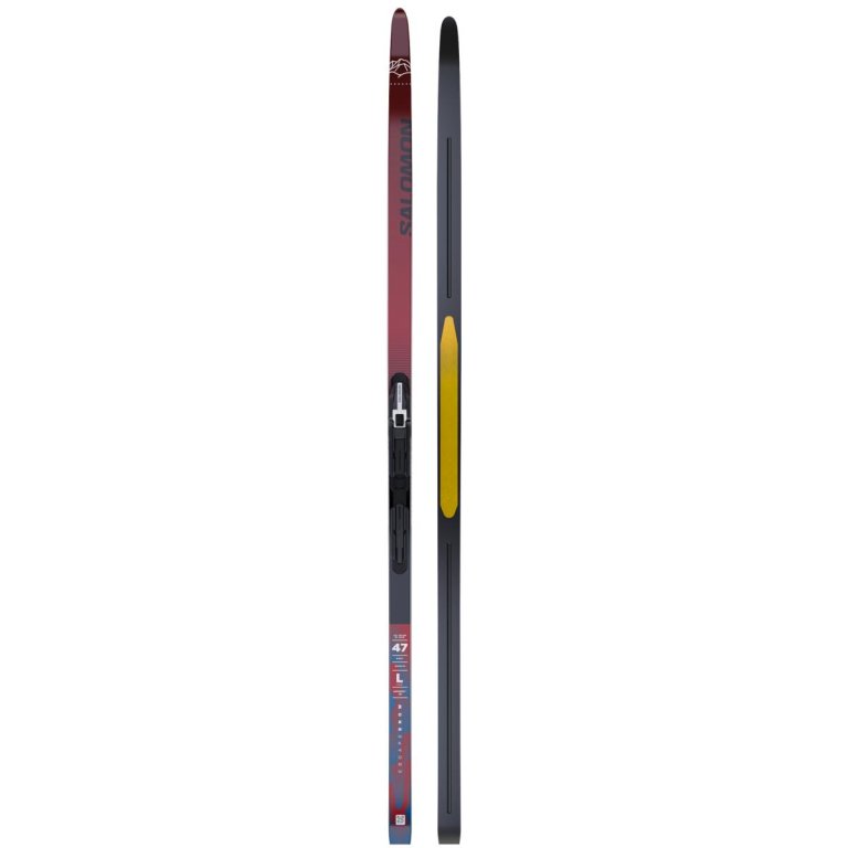 Běžky Salomon Escape Snow 47 eSkin + Vázání Shift BDG - červená/černá