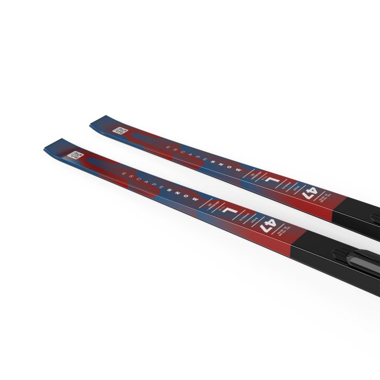 Běžky Salomon Escape Snow 47 eSkin + Vázání Shift BDG - červená/černá