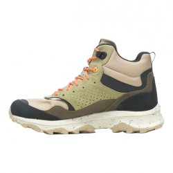 Взуття Merrell Speed Solo Mid WP M - зелене / бежеве / чорне