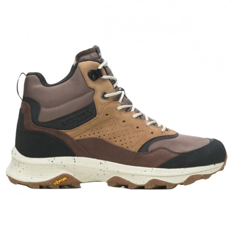 Взуття Merrell Speed Solo Mid WP M - бежеве / коричневе / чорне
