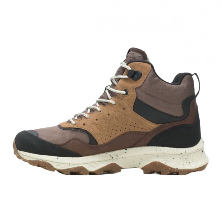 Взуття Merrell Speed Solo Mid WP M - бежеве / коричневе / чорне