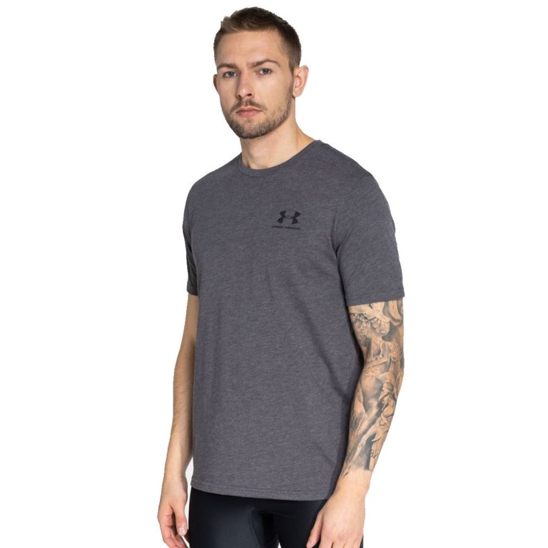 Футболка Under Armour Sportstyle Left Chest SS - сіра