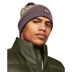 Шапка Under Armour UA Halftime Pom Beanie M - коричневий