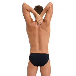 Plavky Arena Briefs Graphic M - černá/oranžová