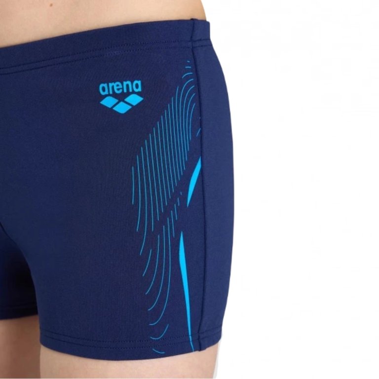 Plavky Arena Short Graphic J - modrá