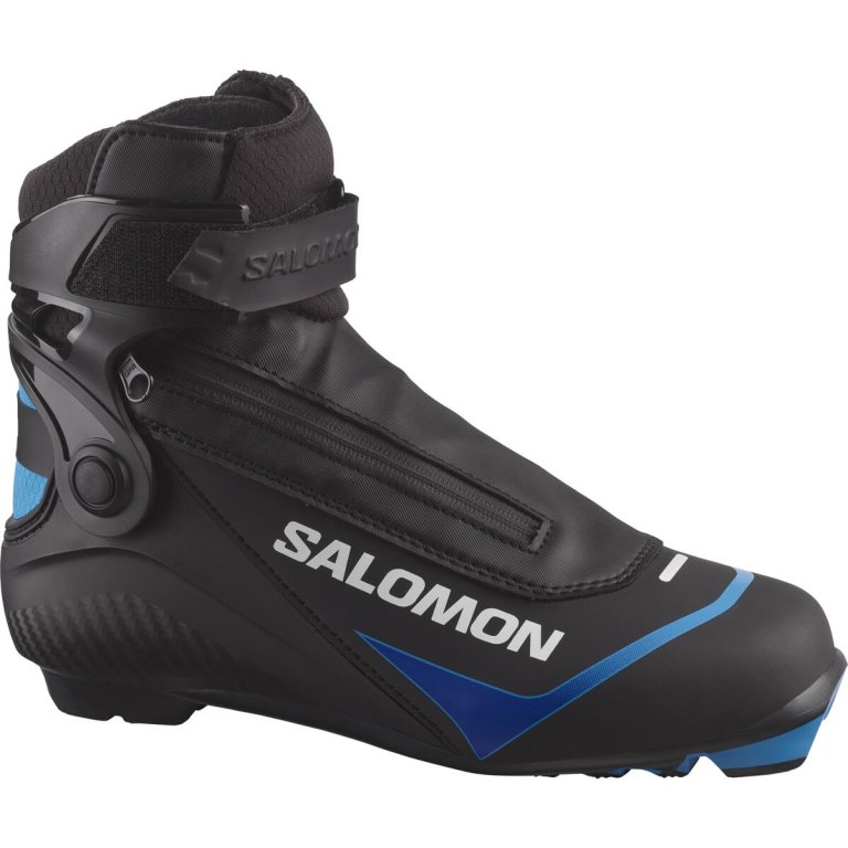 Boty na běžky Salomon S/Race Skiathlon CS J - černá/modrá