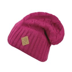 Шапка Kama Merino A107 - рожева
