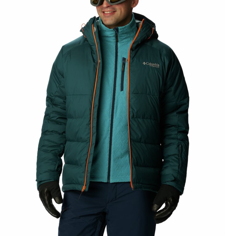Куртка-пуховик Columbia Roaring Fork™ M - бензин
