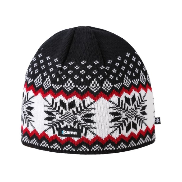 Шапка Kama Merino A137 - чорна