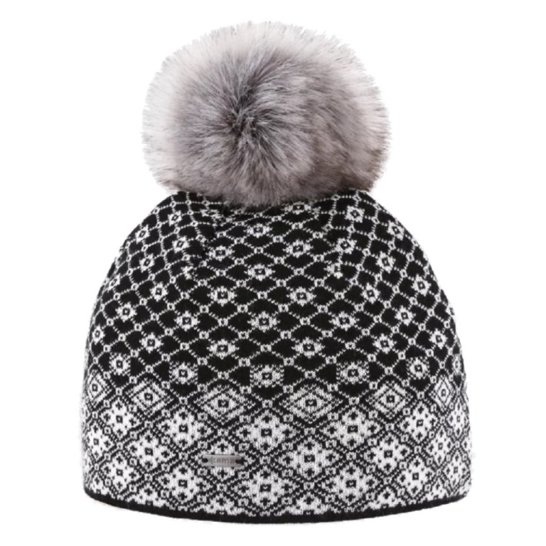 Шапка Kama Merino A158 W - чорна