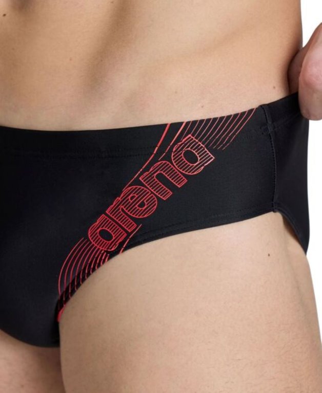 Plavky Arena Dreamy Swim Brief M - černá/červená