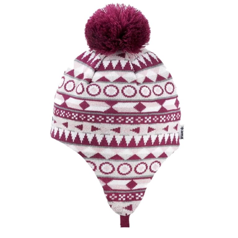 Шапка Kama Merino BW23 J - рожева