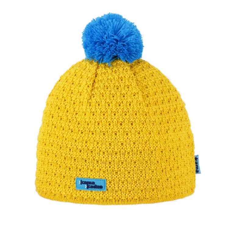 Шапка Kama Kamakadze Merino K36 - жовта
