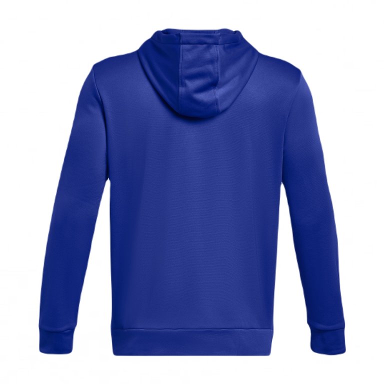 Mikina Under Armour Armour Fleece Wordmark HD M - modrá