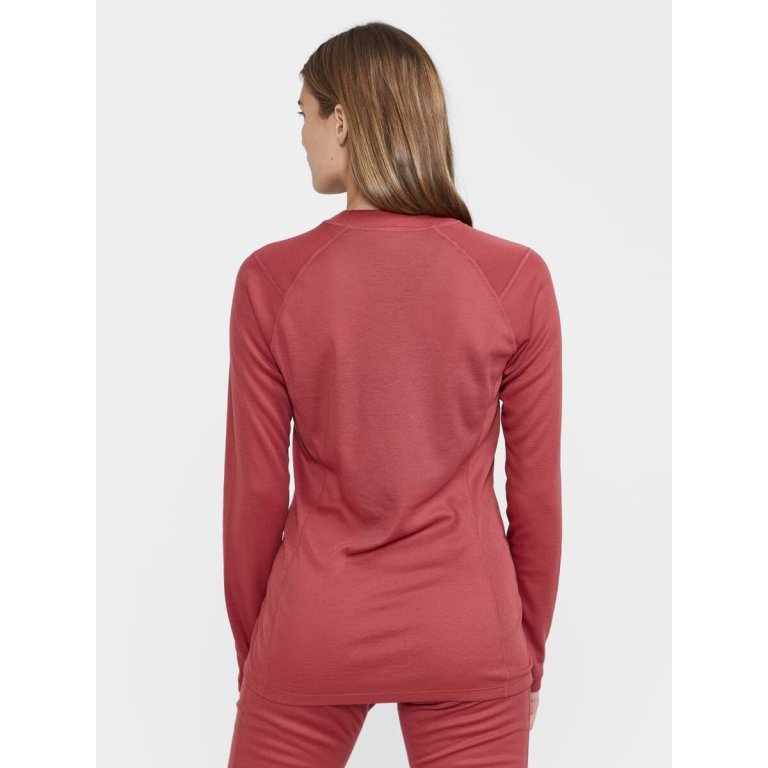 Футболка Craft Core Warm Baselayer LS W - червона