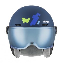 Гірськолижний шолом Uvex Rocket Visor J - синій