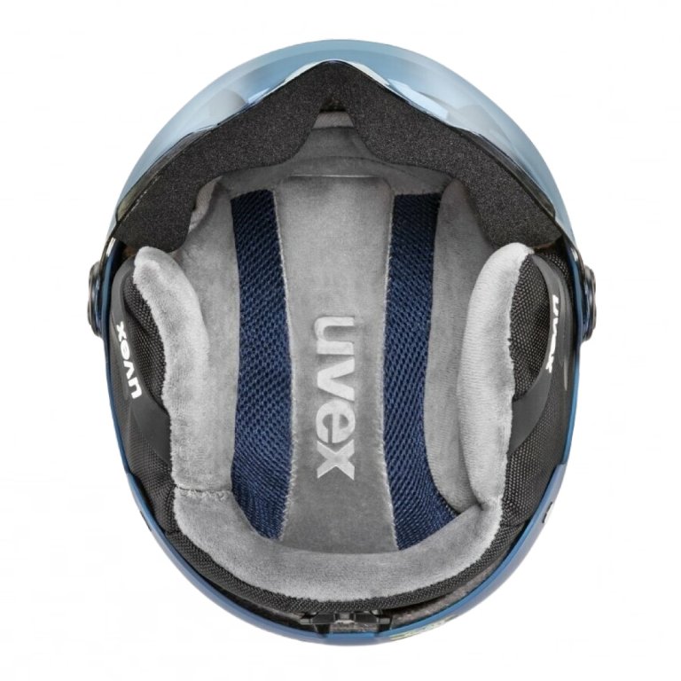 Гірськолижний шолом Uvex Rocket Visor J - синій