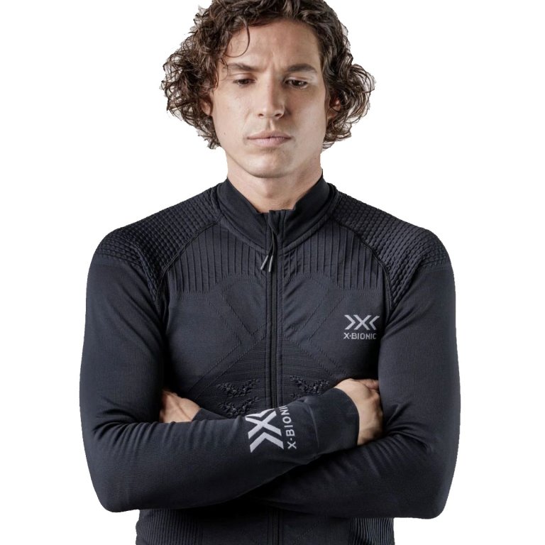 Термокофта X-Bionic Energizer 4.0 Transmission Layer Full Zip M - чорний