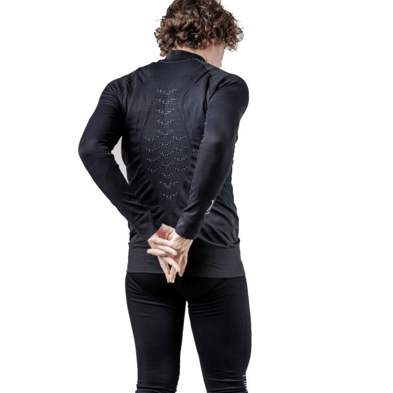 Термокофта X-Bionic Energizer 4.0 Transmission Layer Full Zip M - чорний