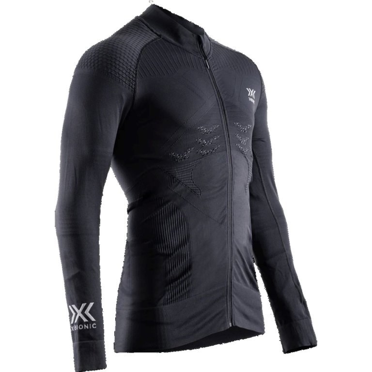 Термокофта X-Bionic Energizer 4.0 Transmission Layer Full Zip M - чорний