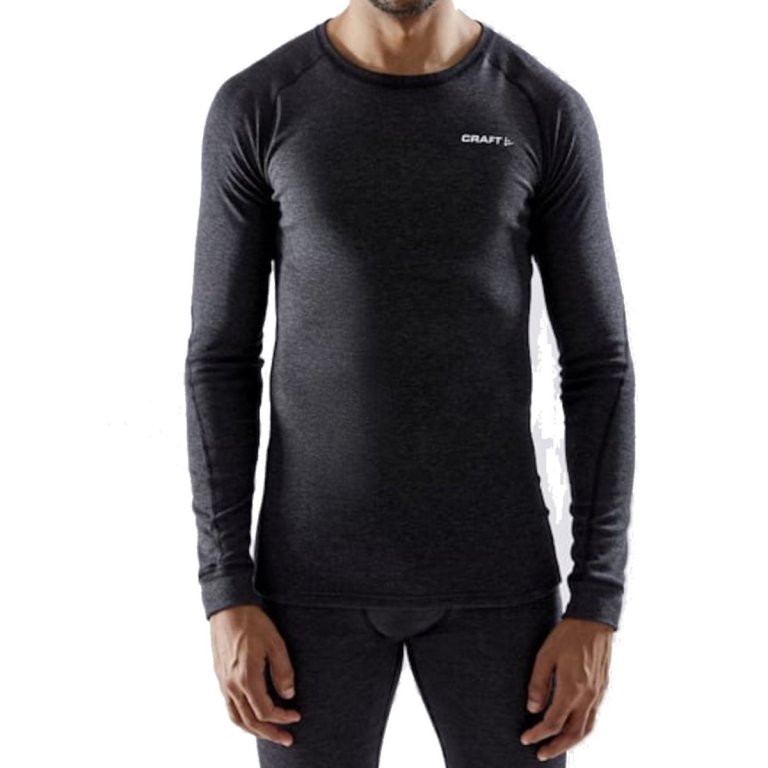Футболка Craft Core Wool Merino LS M - чорна