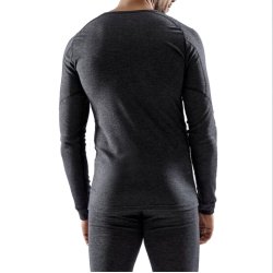 Футболка Craft Core Wool Merino LS M - чорна