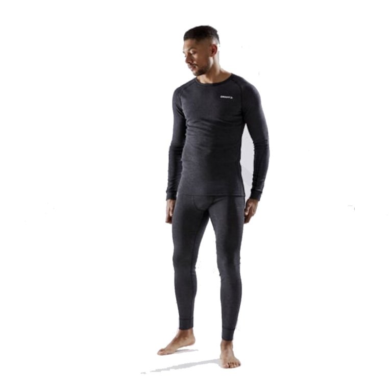 Футболка Craft Core Wool Merino LS M - чорна