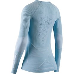 Tričko X-Bionic Energy Accumulator 4.0 Shirt Round Neck LG SL W - modrá/bílá