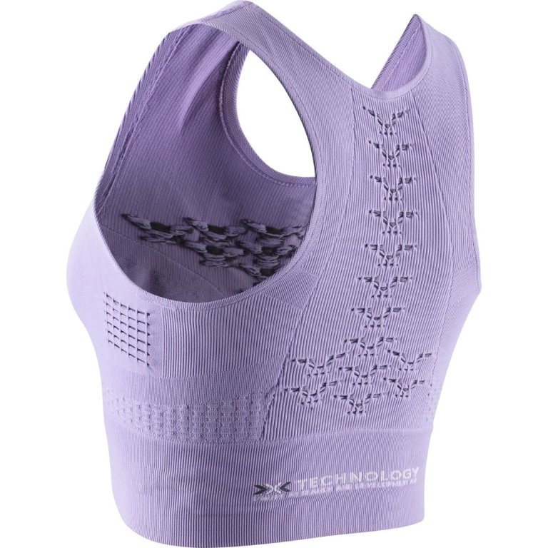 Топ X-Bionic Energizer 4.0 Fitness Crop Top W - фіолетовий